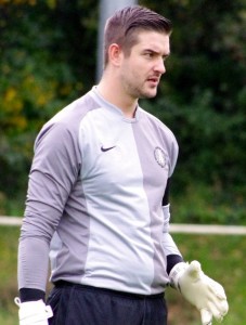 Nostell Miners Welfare goalkeeper Ben Saynor had a nightmare weekend