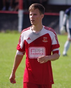 Young striker Keane Parsons was one of three scorers for Selby Town