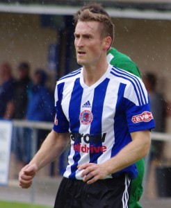 Former Barnsley and Hartlepool defender Neil Austin played for Shaw Lane Aquaforce yesterday