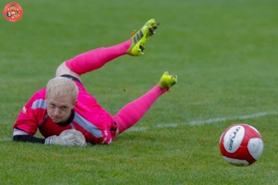 Ossett Albion goalkeeper Brett Souter