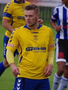 Former Nostell striker Danny Critchlow scored Stocksbridge's equaliser in the draw with Shaw Lane