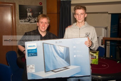 Garforth Town striker Mark Simpson won Non League Yorkshire's charity poker night. Picture: White Rose Photos