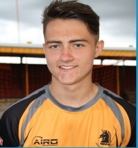 Greg Hunter scored in Ossett Albion under 18s win over Grimsby under 18s in the FA Youth Cup. Picture: Adam Hirst