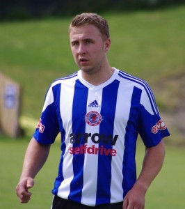 Grant Darley played for Pontefract in the 5-2 defeat to Cleethorpes