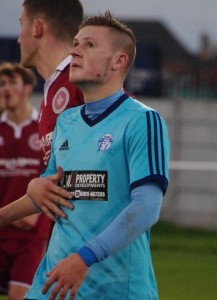 Danny Critchlow scored a hat-trick, but must have wondered how he did not score more