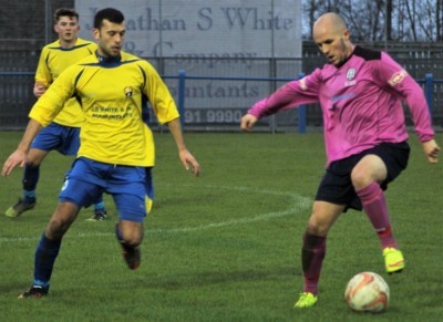 Action from Garforth Town 2-0 Brigg Town