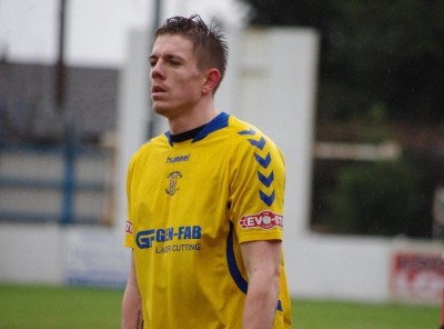 Stocksbridge Park Steels striker Joe Lumsden 