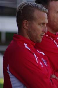New Goole AFC manager Lee Morris watched on as a Kev Graham-led side drew 1-1 at Chasetown