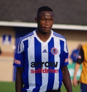 Jono Wafula was on the score-sheet twice for Shaw Lane Aquaforce