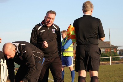 Darren Hepworth is also known for his goal celebrations. Picture: Mark Parsons