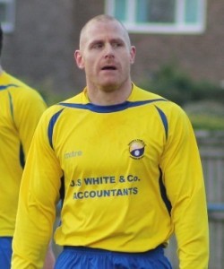 Mick Jones pictured playing for Garforth Town last season