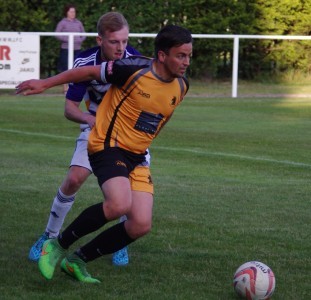 Ossett Albion striker Rob Bordman 