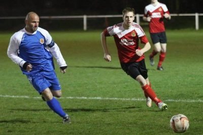 Mark Wilson (left) in action for Worsbrough in April at Knaresborough. Picture: Craig Dinsdale