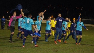 We're going up: Hemsworth players celebrate promotion