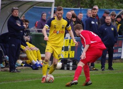 Tom Corner enjoyed his best game for Tadcaster since arriving from Scarborough