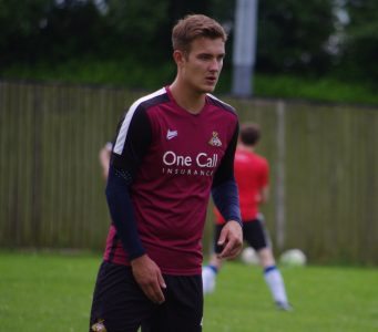 Spencer Lund was back at training 