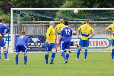 Connor did not get a hat-trick as he chipped his penalty over the crossbar. Picture: Mark Gledhill