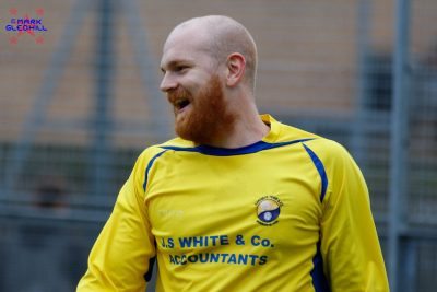 Chris Fisher enjoyed his run-out for the Garforth Town Legends Team. Picture: Mark Gledhill