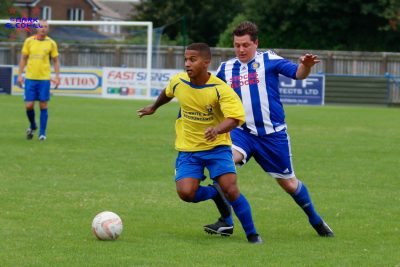 Craig Tonkinson got a 70 minute run-out for Garforth Town Legends. Picture: Mark Gledhill