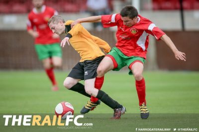 Action from Harrogate Railway 2-1 Norton