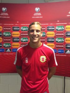 New Alfreton Town striker Adam Priestley