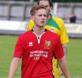Joel Sutton scored a hat-trick for Bridlington Town  - his second of the season