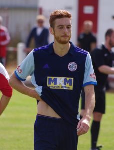 Centre-back Sam Colbear has been deployed as a striker in pre-season