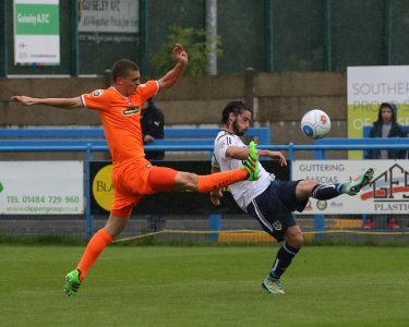 Action from Guiseley 0-0 Braintree. Picture: alexdanielphotos.co.uk