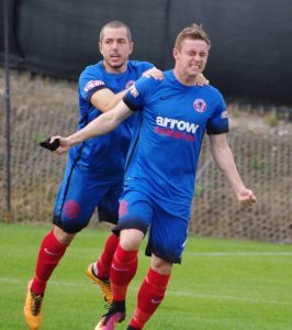 Steve Istead catches up with Byrne after his goal