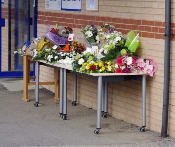 Some of the flowers which Shaw Lane have received 