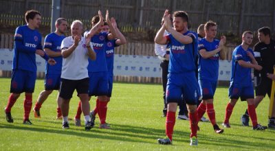 Shaw Lane players applaud those in attendance