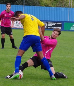 Simon Poole in battle for Garforth