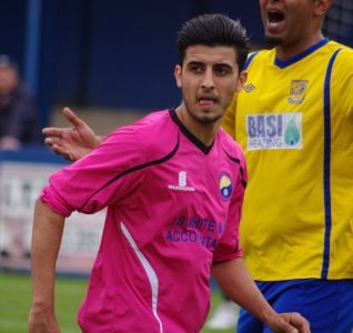 Vincent Dhesi beat the Albion offside trap to add the fourth