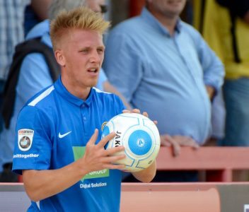 New Shaw Lane AFC midfielder Jake Scott. Picture: John Ruskin