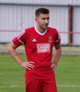 Calum Ward scored his first goal for Selby since signing 