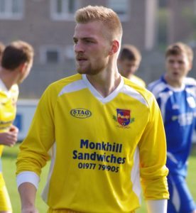 Chris Jackson's hat-trick sent Pontefract to the top of Division One